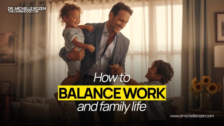 how to balance work and family life