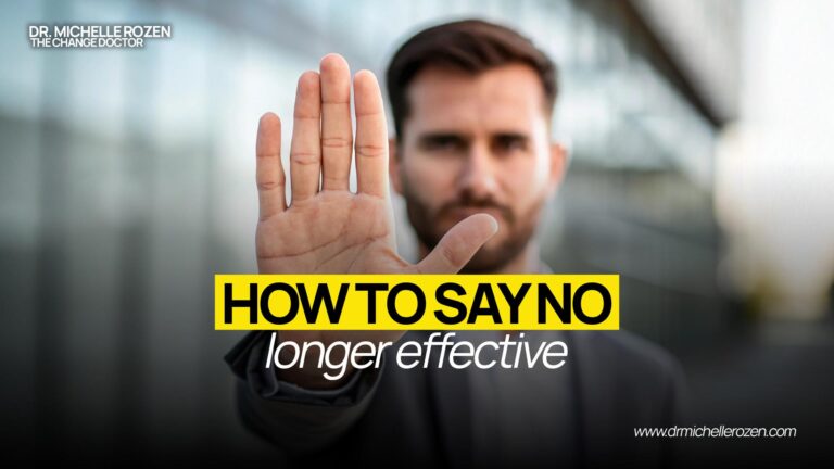 How to say no longer effective